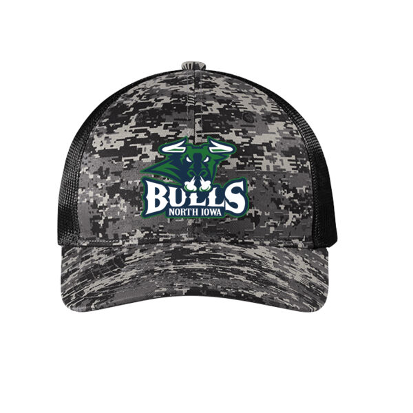 Port Authority® Digi Camo Snapback Trucker Cap - Embroidered Logo Thumbnail