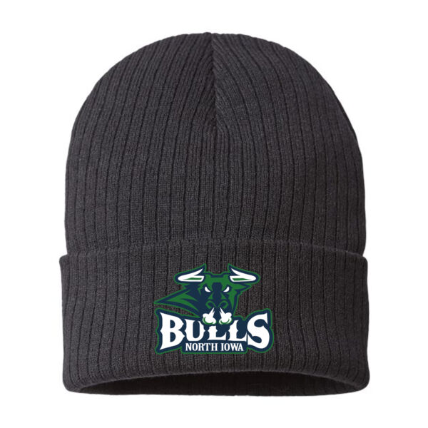 Atlantis Headwear - Sustainable Rib Cuffed Beanie - Embroidered Logo Thumbnail
