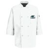 Eight Pearl Button Chef Coat with Thermometer Pocket Thumbnail