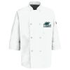 Eight Pearl Button Chef Coat with Thermometer Pocket Thumbnail